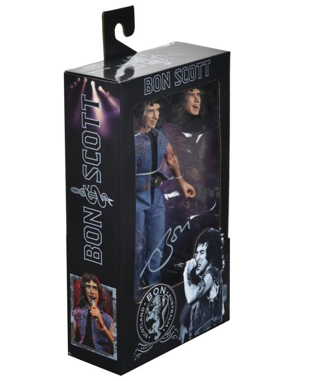 NECA AD/DC Bon Scott Highway To Hell 8" Clothed Action Figure