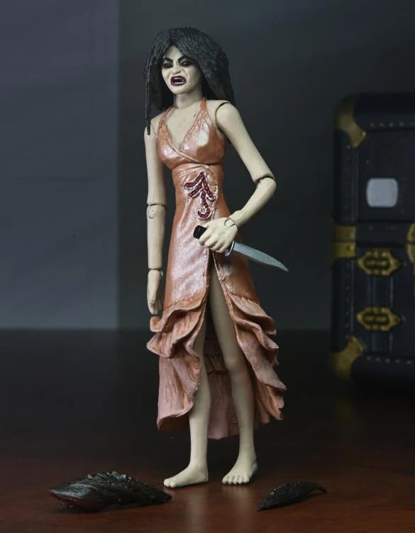 NECA Puppet Master Action Figure Set Leech Woman and Toulons Puppet Case