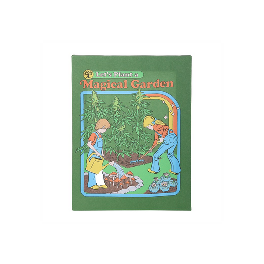 19x25cm Magical Garden Canvas Plaque by Steven Rhodes, alternate view