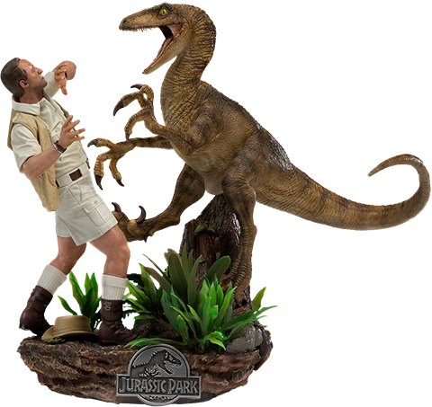 Iron Studios Jurassic Park Clever Girl 1/10 Deluxe Art Scale Statue