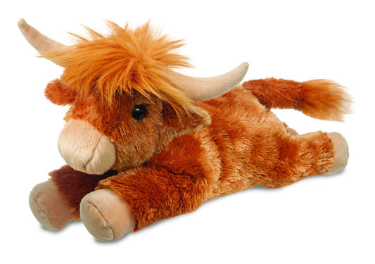 Flopsies Highland Cow 12" - Image
