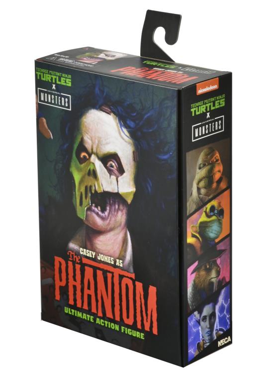 NECA Universal Monsters x Teenage Mutant Ninja Turtles Ultimate Casey Jones as The Phantom 7" Action Figure