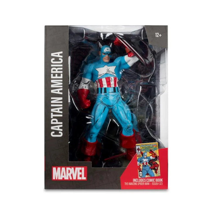 McFarlane Marvel Comics Captain America (The Amazing Spider-Man #323) 1/6 Scale Figure