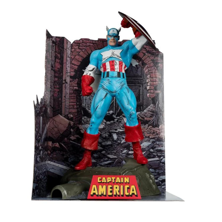McFarlane Marvel Comics Captain America (The Amazing Spider-Man #323) 1/6 Scale Figure