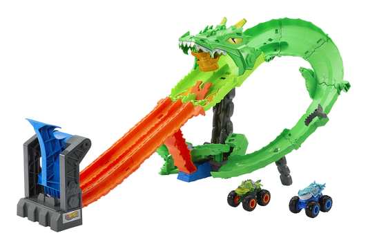 Hot Wheels MT Sharks vs Dinos Dragon Destruction - Image