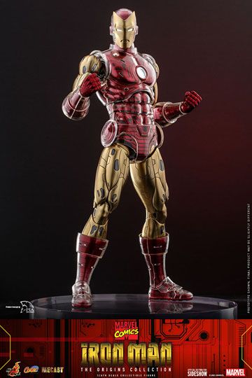 Hot Toys Marvel Comics The Origin Collection Iron Man 1/6th Scale Figure