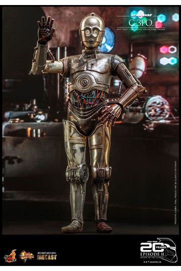 Hot Toys Star Wars Attack Of The Clones 20th Anniversary 1/6 Scale C-3PO Figure
