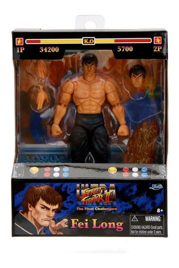 Ultra Street Fighter II The Final Challengers Fei-Long 6" Action Figure