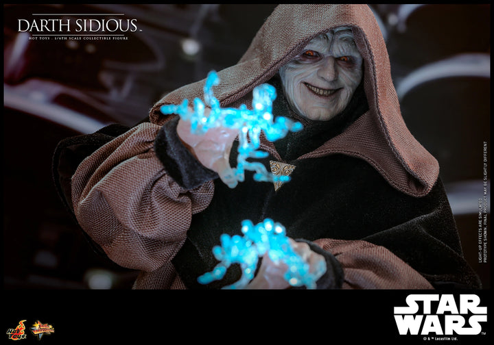 Hot Toys Star Wars Revenge of the Sith Darth Sidious 1/6th Scale Figure