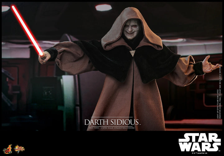 Hot Toys Star Wars Revenge of the Sith Darth Sidious 1/6th Scale Figure