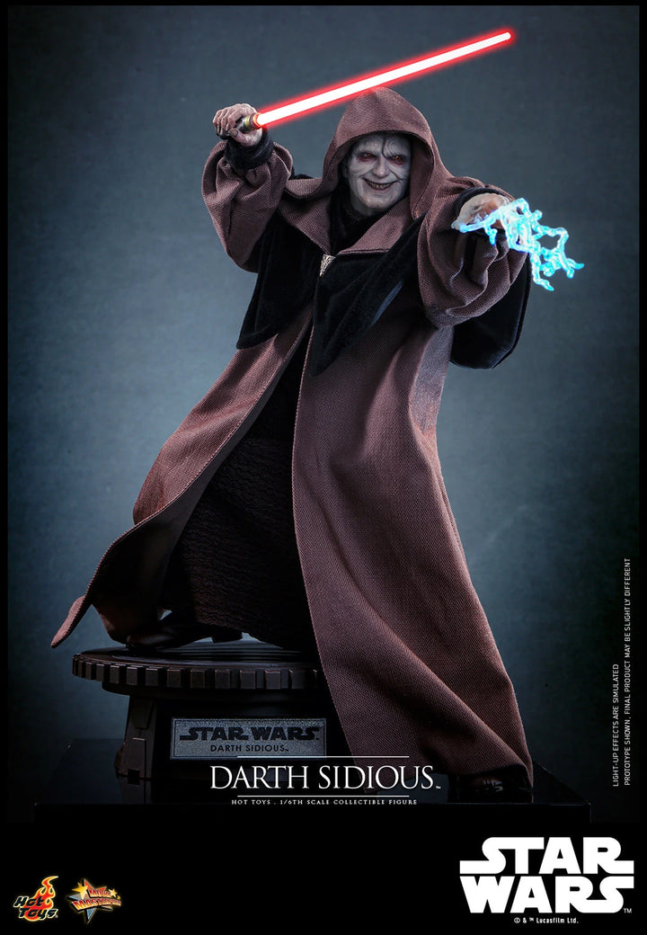 Hot Toys Star Wars Revenge of the Sith Darth Sidious 1/6th Scale Figure
