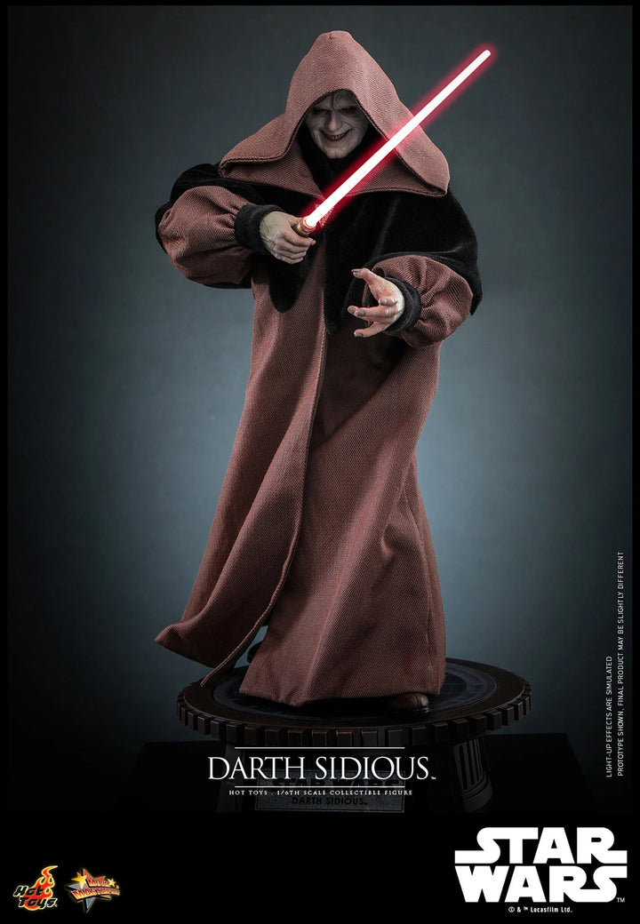 Hot Toys Star Wars Revenge of the Sith Darth Sidious 1/6th Scale Figure
