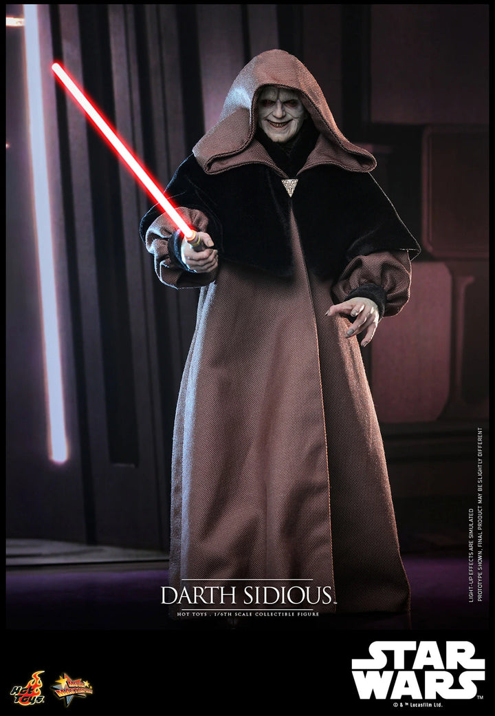 Hot Toys Star Wars Revenge of the Sith Darth Sidious 1/6th Scale Figure