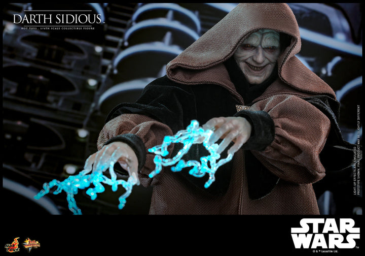 Hot Toys Star Wars Revenge of the Sith Darth Sidious 1/6th Scale Figure
