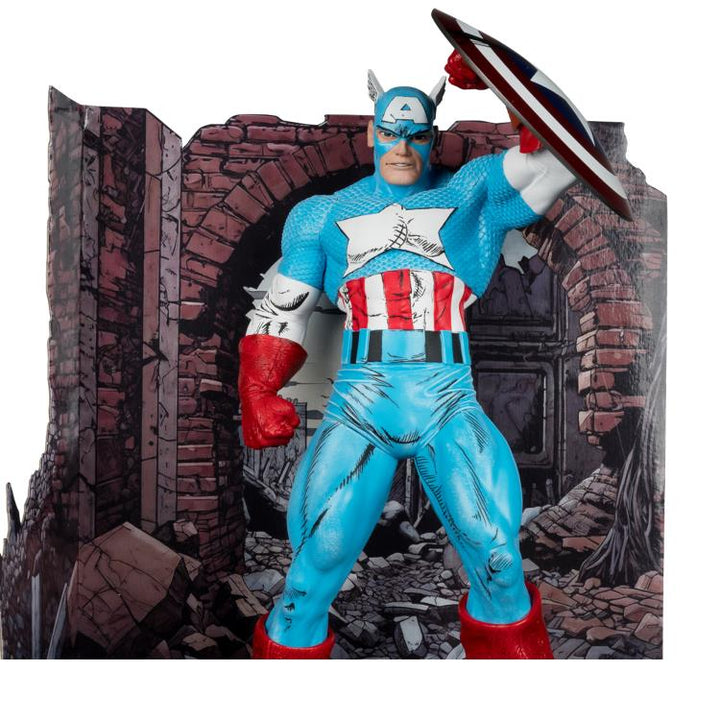 McFarlane Marvel Comics Captain America (The Amazing Spider-Man #323) 1/6 Scale Figure
