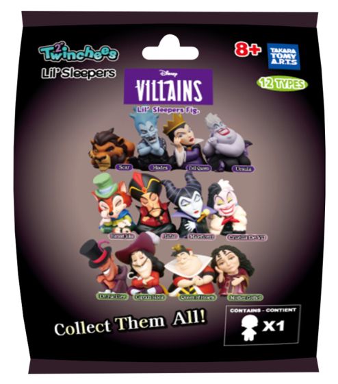 Twinchees Disney Villains Lil’ Sleepers Figures