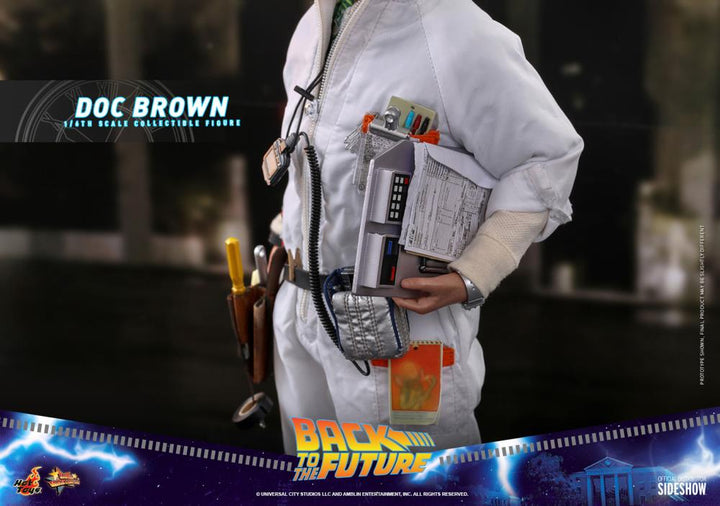 Hot Toys Back To The Future Doc Brown 1/6th Scale Movie Masterpiece Figure