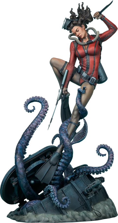 Sideshow Pulp Vixens: Deep Down Premium Format 24" Statue