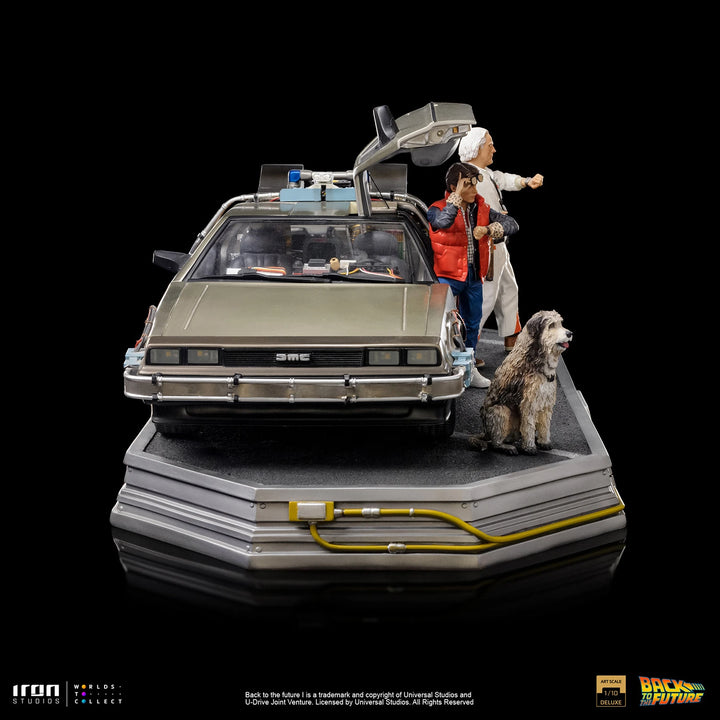 Iron Studios Back to the Future DeLorean (Full Set) 1/10 Art Scale Limited Edition Statue