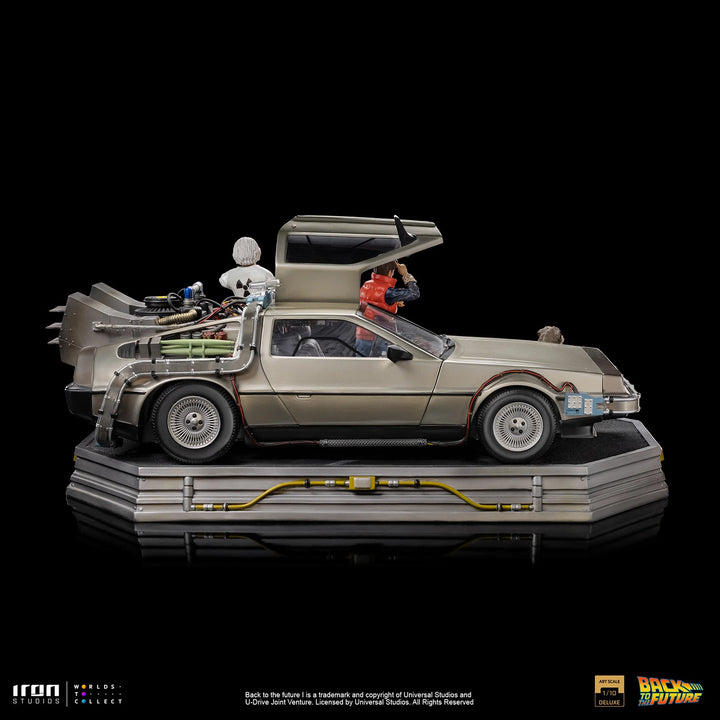 Iron Studios Back to the Future DeLorean (Full Set) 1/10 Art Scale Limited Edition Statue