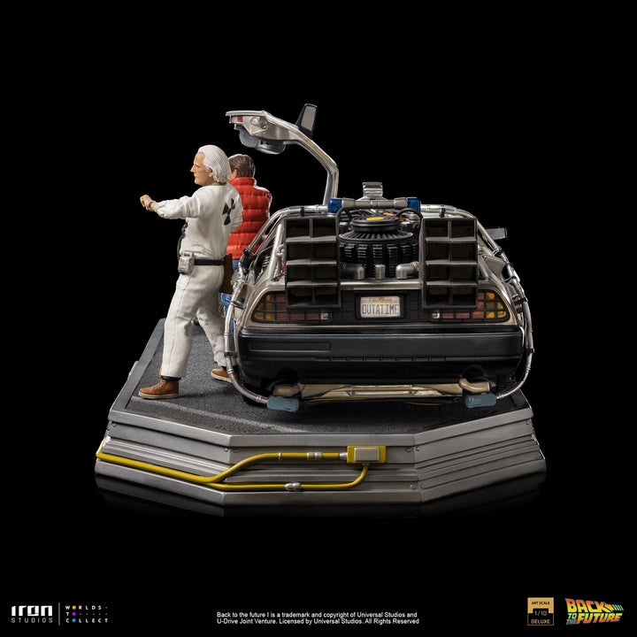 Iron Studios Back to the Future DeLorean (Full Set) 1/10 Art Scale Limited Edition Statue