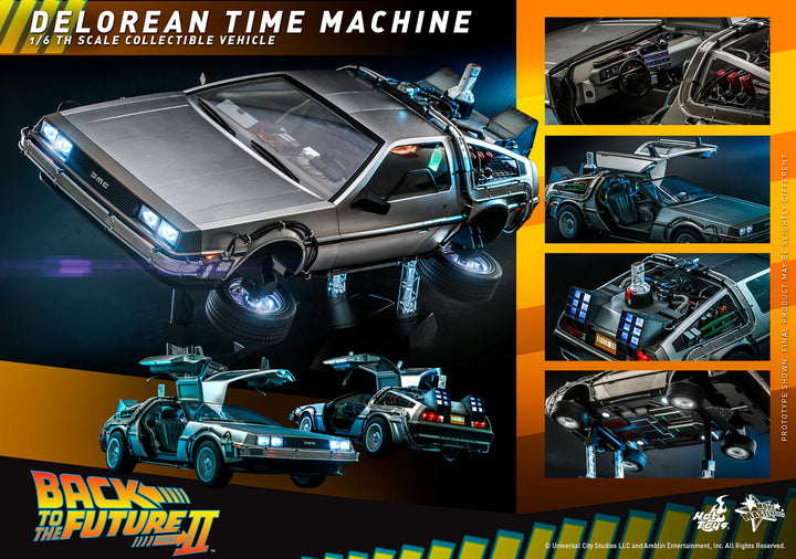 Hot Toys Back to the Future Part II  DeLorean Time Machine 1/6th Scale Vehicle