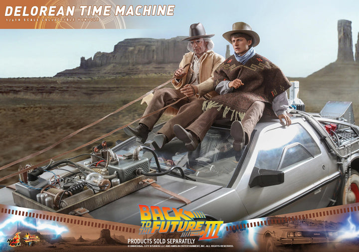 Hot Toys Back To The Future Part III DeLorean Time Machine 1/6th Scale Vehicle