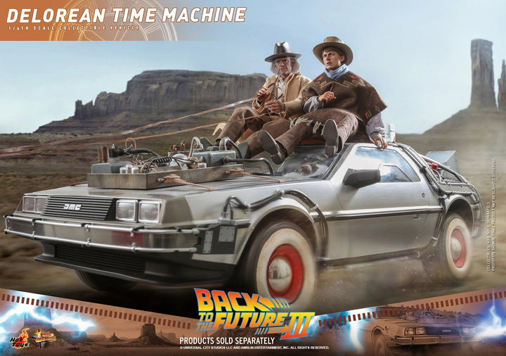Hot Toys Back To The Future Part III DeLorean Time Machine 1/6th Scale Vehicle