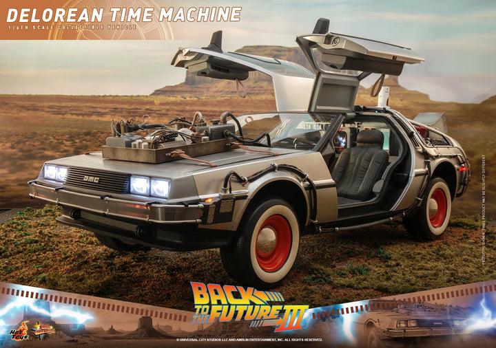 Hot Toys Back To The Future Part III DeLorean Time Machine 1/6th Scale Vehicle