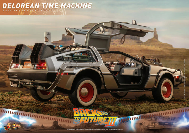 Hot Toys Back To The Future Part III DeLorean Time Machine 1/6th Scale Vehicle