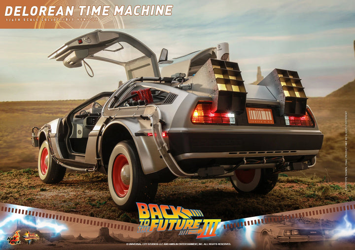 Hot Toys Back To The Future Part III DeLorean Time Machine 1/6th Scale Vehicle