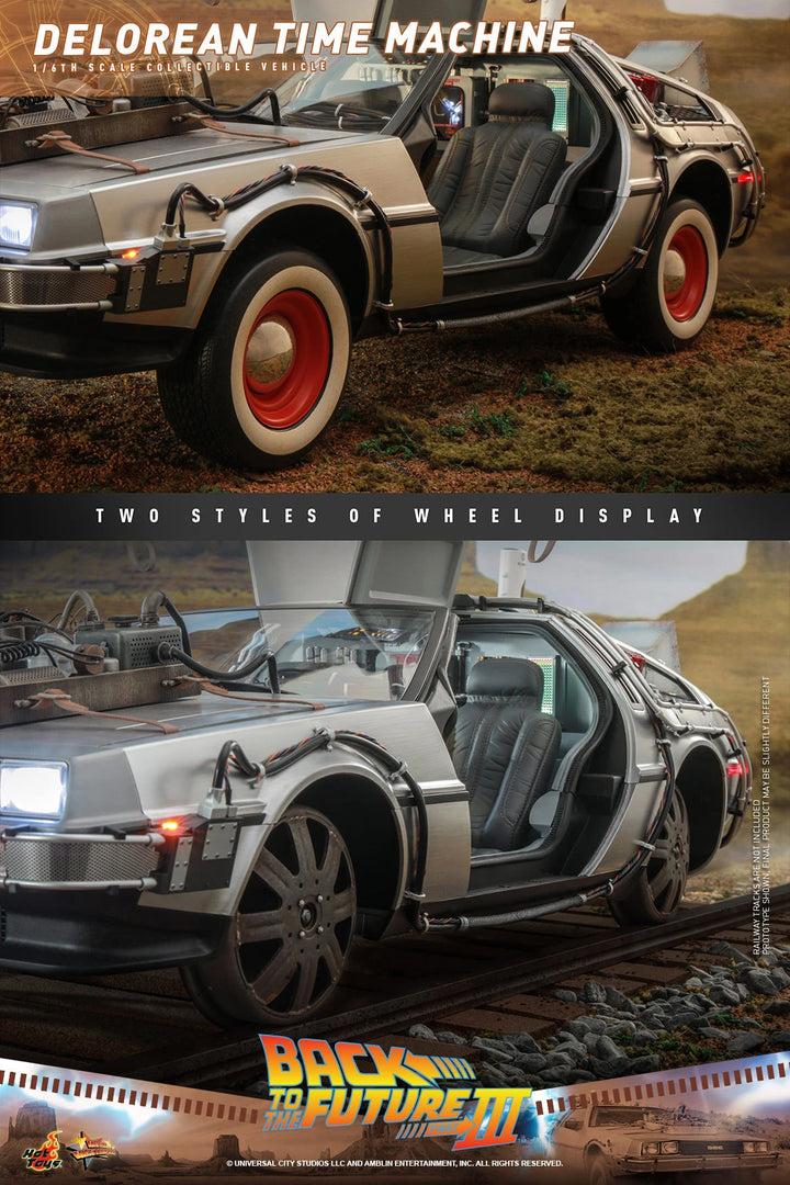 Hot Toys Back To The Future Part III DeLorean Time Machine 1/6th Scale Vehicle
