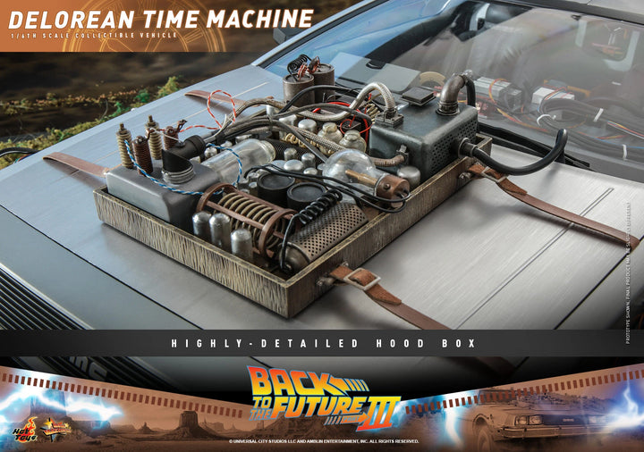 Hot Toys Back To The Future Part III DeLorean Time Machine 1/6th Scale Vehicle