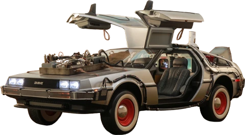 Hot Toys Back To The Future Part III DeLorean Time Machine 1/6th Scale Vehicle