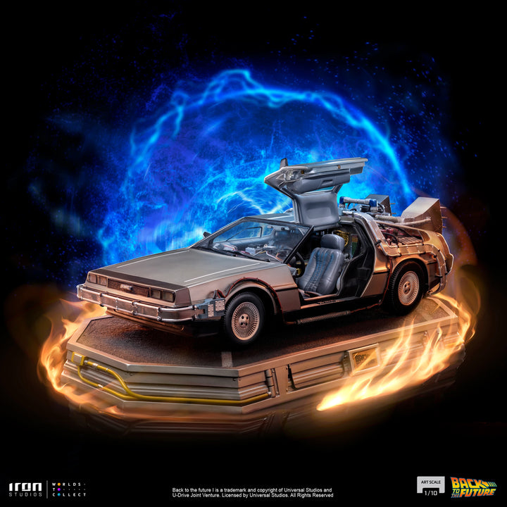 Iron Studios Back to the Future DeLorean 1/10 Art Scale Limited Edition Statue