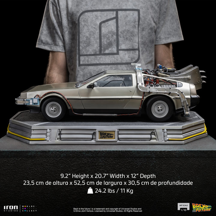 Iron Studios Back to the Future DeLorean 1/10 Art Scale Limited Edition Statue