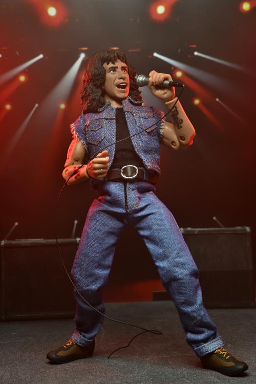 NECA AD/DC Bon Scott Highway To Hell 8" Clothed Action Figure