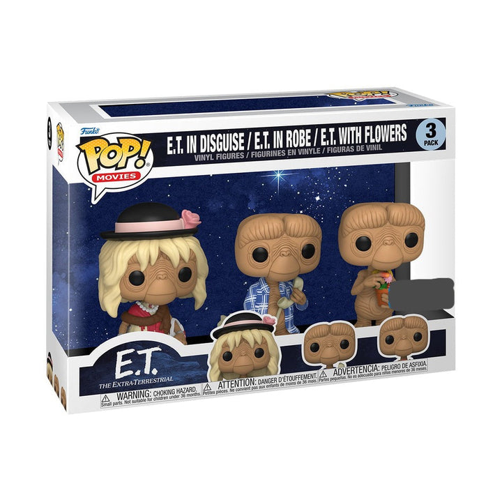 E.T. 3 Pack 40th Anniversary Funko Pop! Vinyl Figure