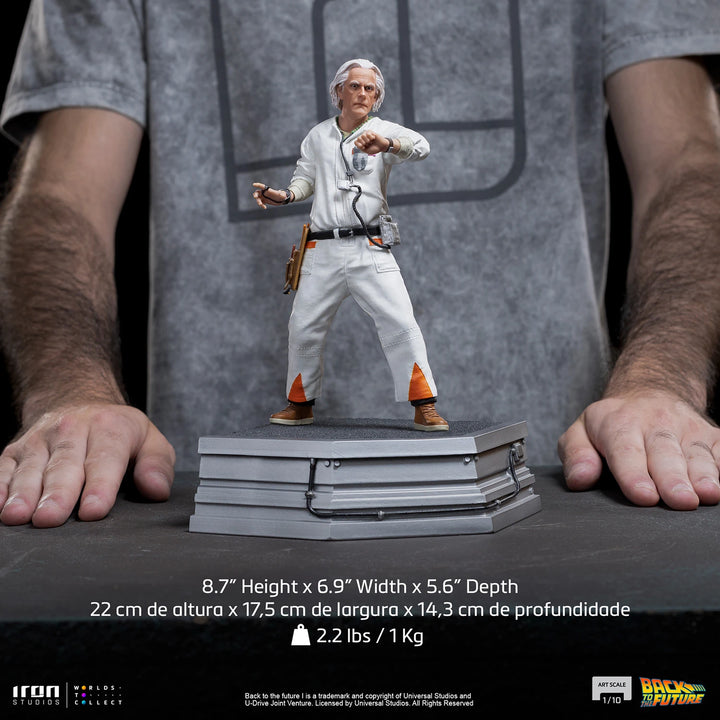 Iron Studios Back to the Future Doc Brown 1/10 Art Scale Statue