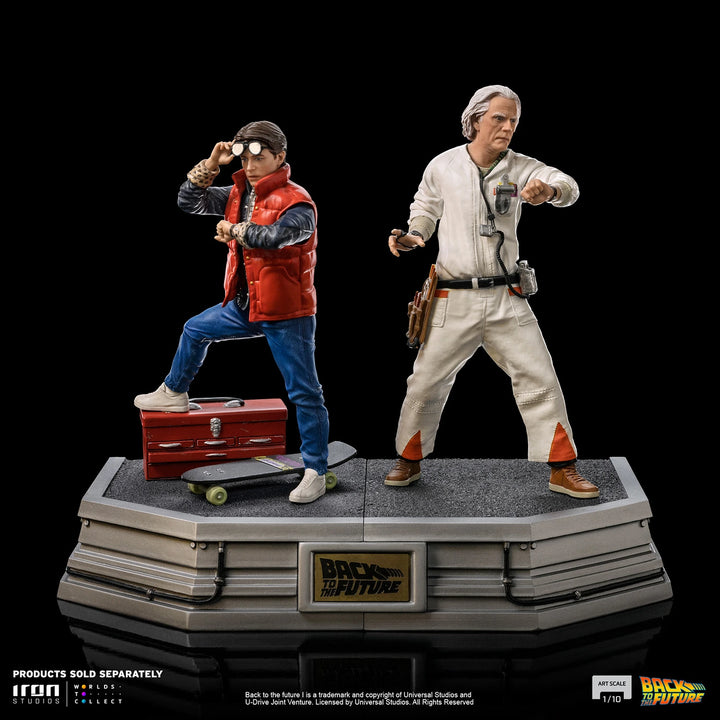 Iron Studios Back to the Future Doc Brown 1/10 Art Scale Statue