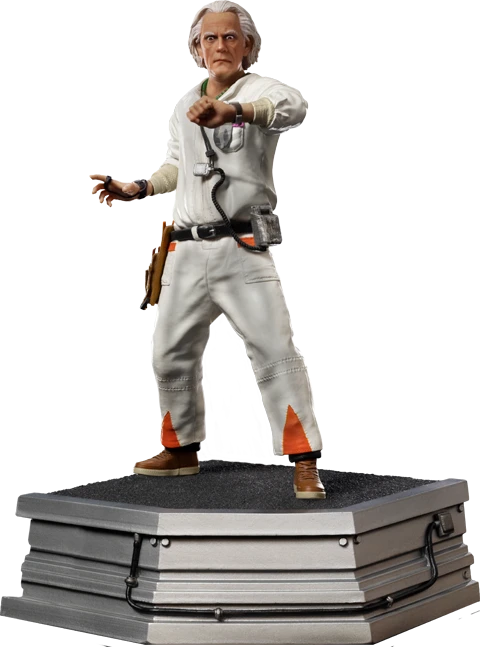 Iron Studios Back to the Future Doc Brown 1/10 Art Scale Statue