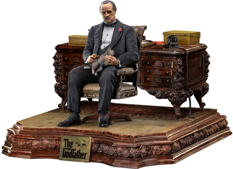 Iron Studios The Godfather Don Vito Corleone 1/10 Deluxe Art Scale Limited Edition Statue
