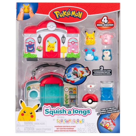 Squishalongs Pokemon Center Medium Playset W1