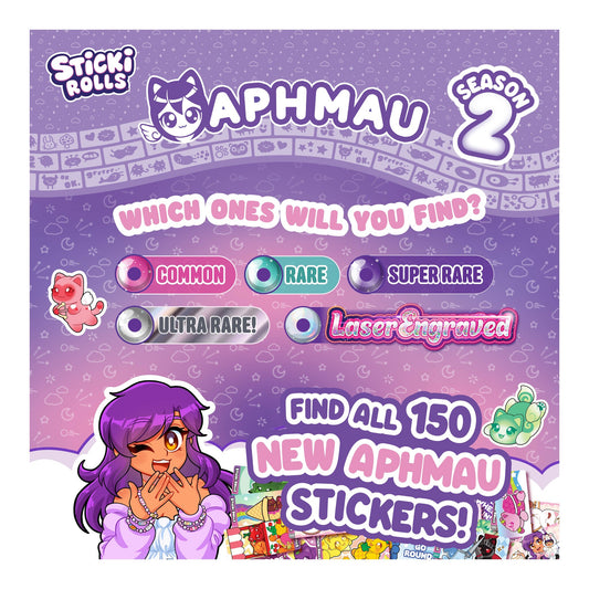 Sticki Rolls Aphmau Sticki Bands Capsules S2 (Case of 24)
