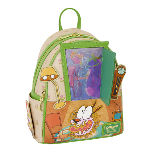 Loungefly - Courage The Cowardly Dog Mini Backpack