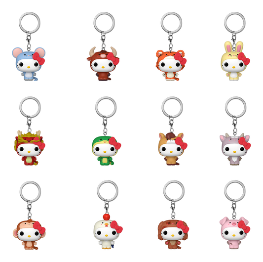 Pop! Keychain - Hello Kitty - 12 Pieces in PDQ - Image
