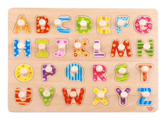 Wooden 27 Piece Alphabet Puzzle - Image
