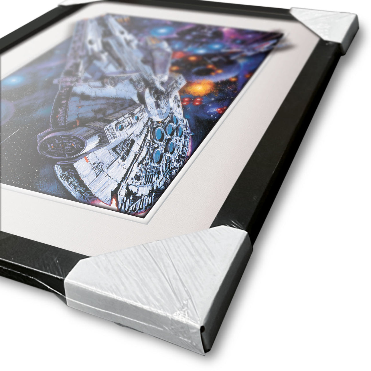 Star Wars Millenium Falcon Breakout 3D Effect Framed Collector Print