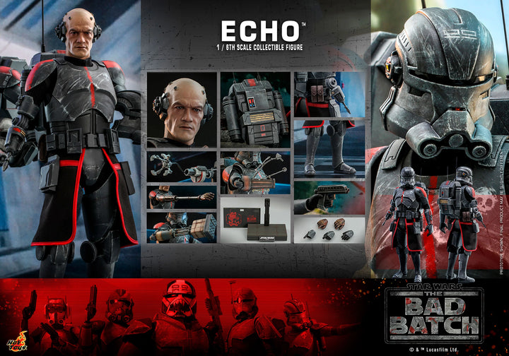 Hot Toys Star Wars The Bad Batch Echo 1/6th Scale Figure