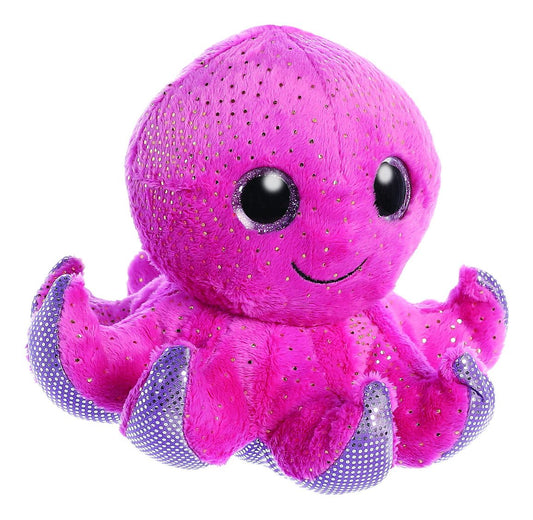 Sparkle Tales SeaStar Octopus Pink 7" - Image